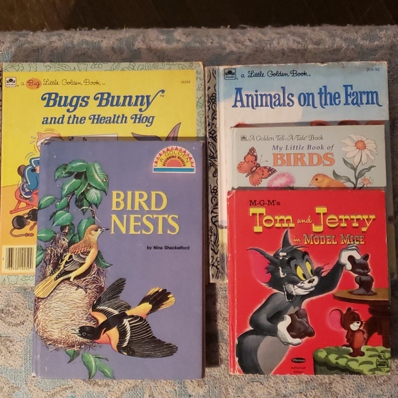 5 Vintage Children's books